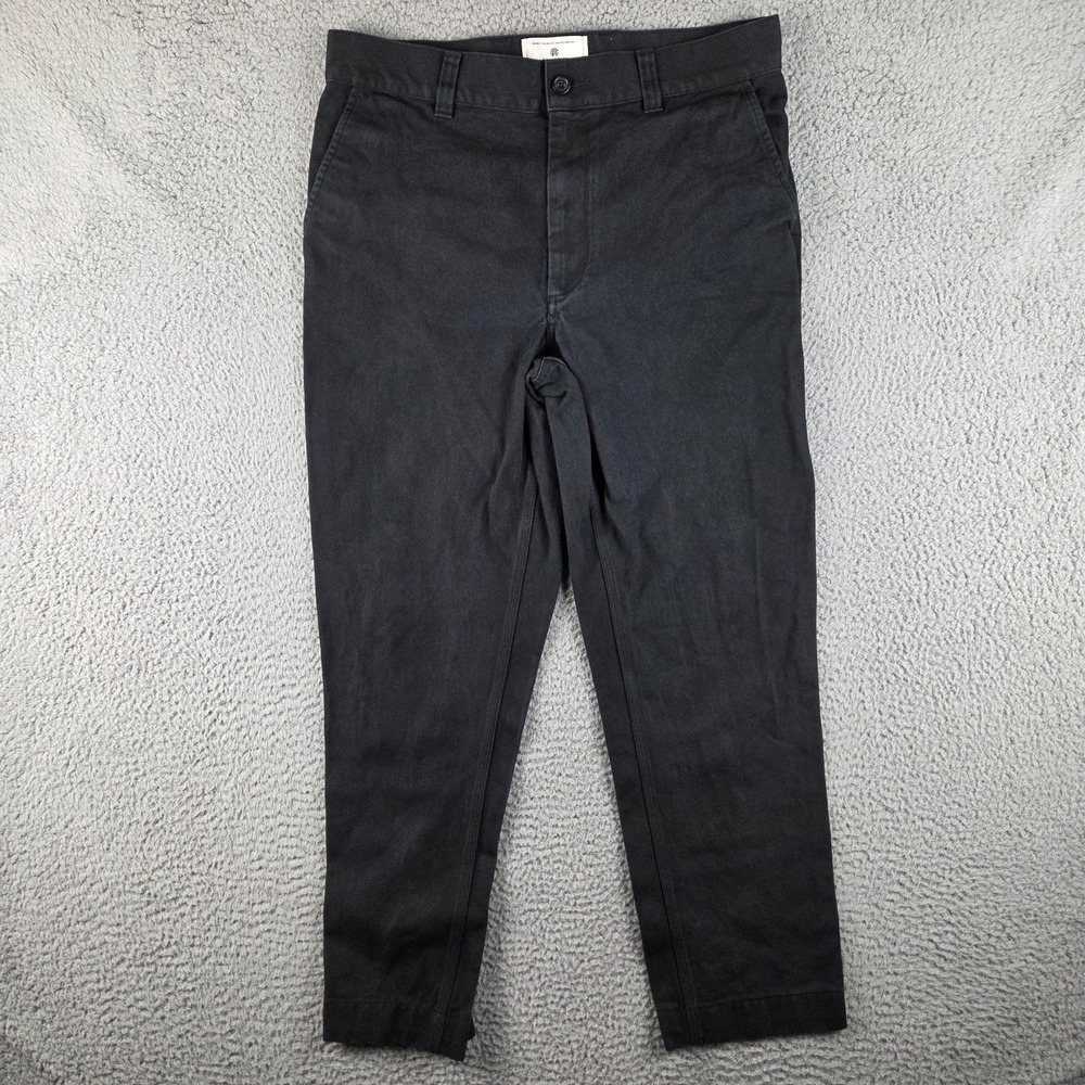 Reigning Champ Solotex Cotton Freshman Chino Pants Mens 32 (34x28) Black